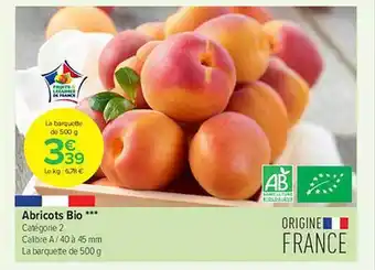 Carrefour Contact Abricots Bio offre