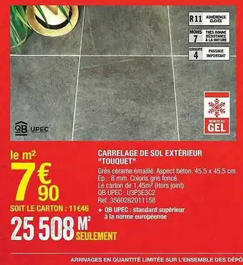 Brico Dépôt Carrelage De Sol Extérieur offre