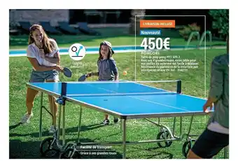 Decathlon Pongori Table De Ping-pong Ppt 500.2 offre
