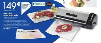 Brico Pro Machine Mise Sous Vide FoodSaver offre