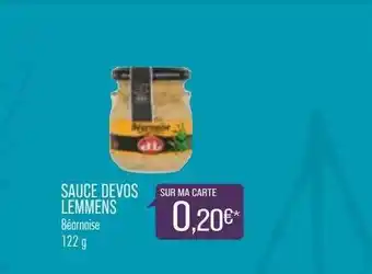 Match Sauce Devos Lemmens offre