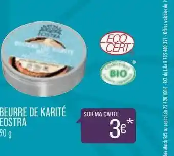 Match Beurre De Karité Eostra offre