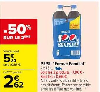 Carrefour Pepsi offre