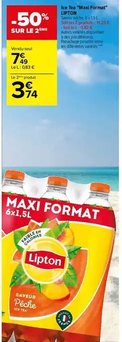 Carrefour Ice Tea offre