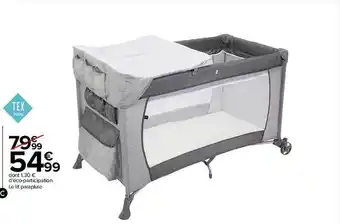 Carrefour Tex Baby Lit Parapluie offre