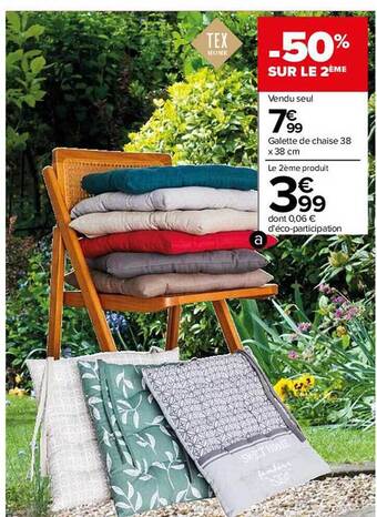 Carrefour Galette De Chaise offre