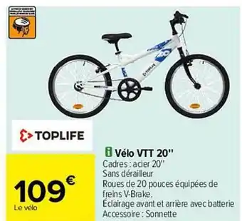 Velo 20 pouces carrefour sale