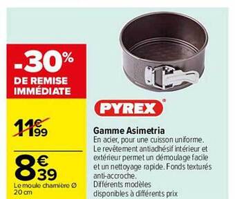 Carrefour Pyrex Gamme Asimetria offre