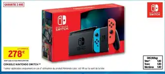 Intermarché Console Nintendo Switch offre