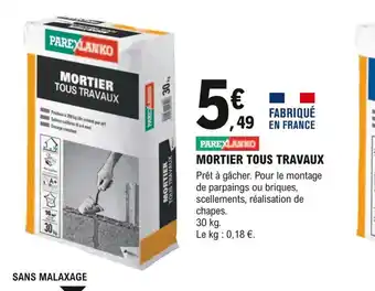 E.Leclerc Brico Mortier Tous Travaux offre