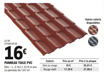 E.Leclerc Brico Panneau Tuile PVC offre
