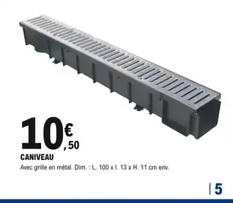 E.Leclerc Brico Caniveau offre