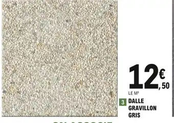 E.Leclerc Brico Dalle Gravillon Gris offre
