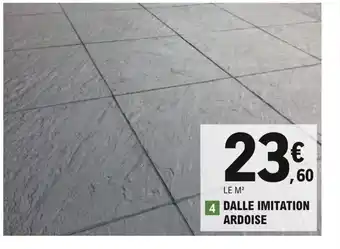 E.Leclerc Brico Dalle Imitation Ardoise offre