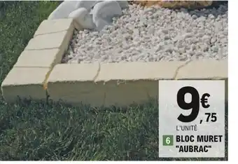 E.Leclerc Brico Bloc Muret Aubrac offre