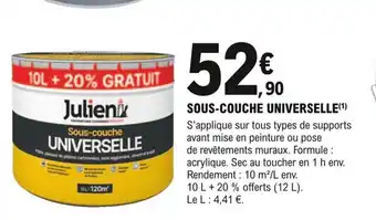 E.Leclerc Brico Souc-Couche Universelle offre