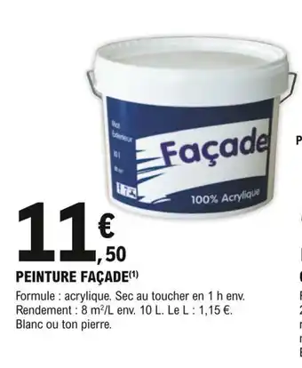 E.Leclerc Brico Peinture façade offre