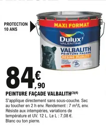 E.Leclerc Brico Peinture Façade Valbalith offre