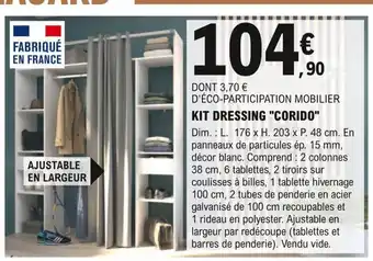 E.Leclerc Brico Kit Dressing Corido offre