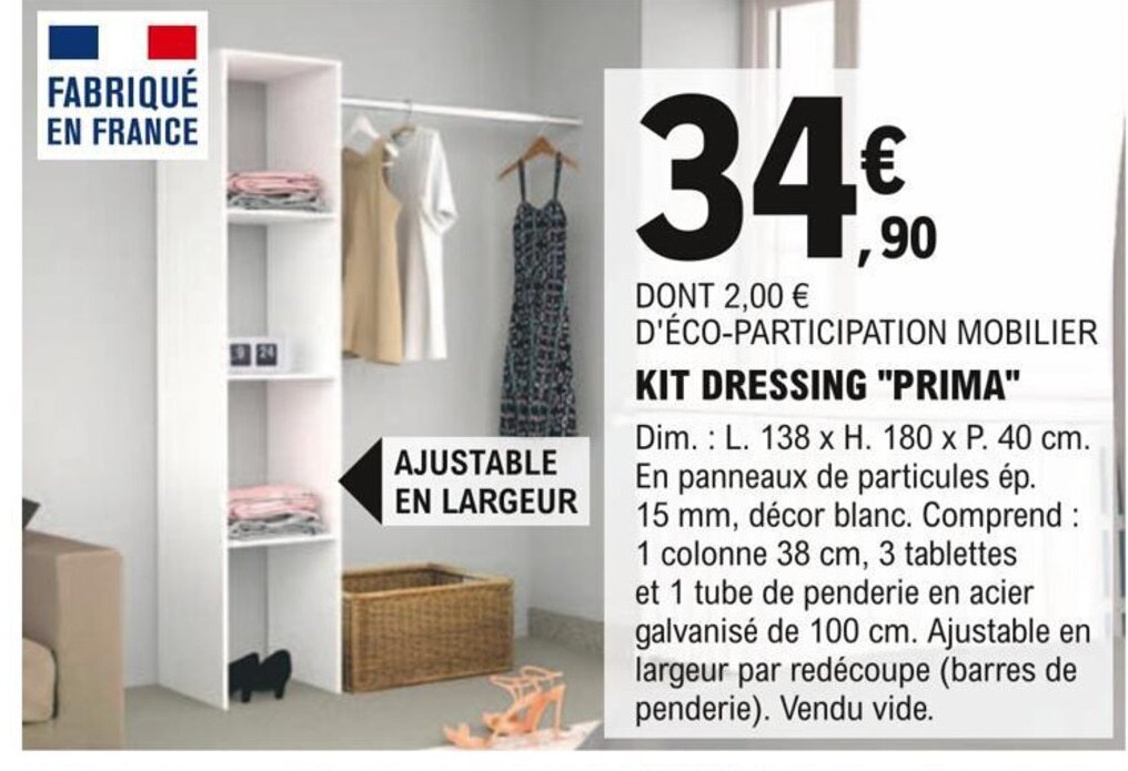 Promo Kit Dressing Prima chez E.Leclerc Brico