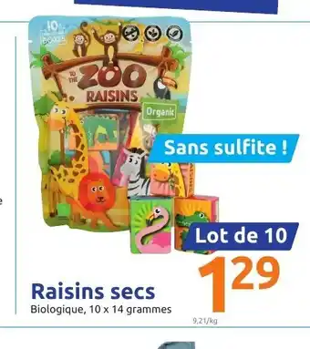 Action Raisins Secs offre