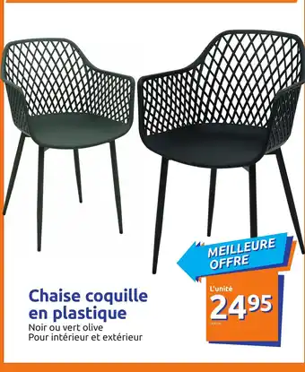 Chaise Coquille En Plastique