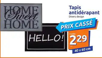 Action Tapis Antidérapant offre