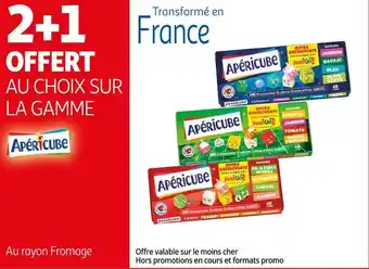 Auchan Apericube bon plan sur la gamme apericube offre