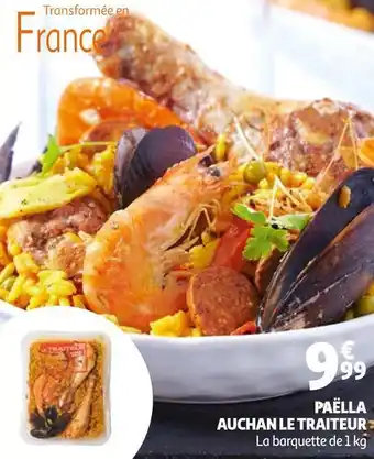 Auchan Auchan le traiteur paëlla offre