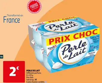 Auchan Perle de lait perle de lait offre