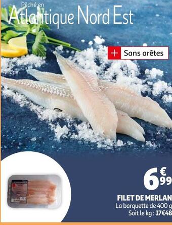 Auchan Filet de merlan offre