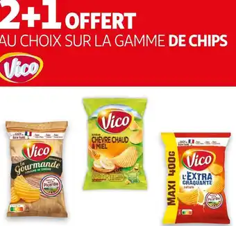 Auchan Vico bon plan au choix sur la gamme de chips vico offre