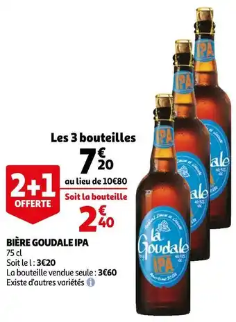 Auchan La goudale bière ipa offre