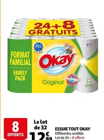 Auchan Okay essuie tout offre