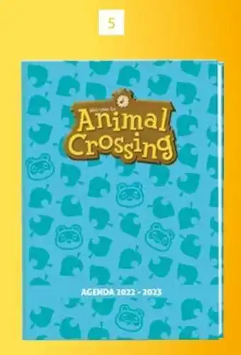 Auchan Agenda mario ou animal crossing offre