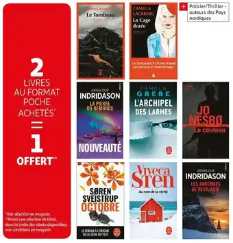 Auchan Livres au format poche offre