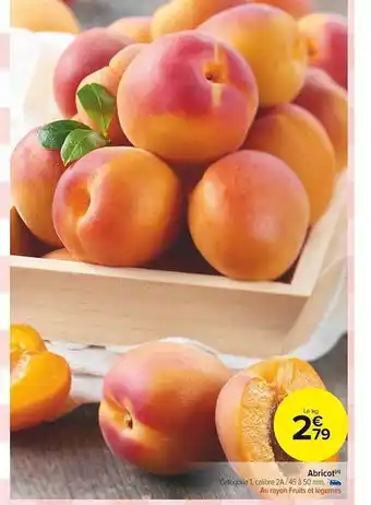 Carrefour Market Abricot offre