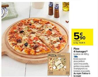 Carrefour Pizza 4 Fromages offre