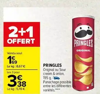 Carrefour Pringles offre