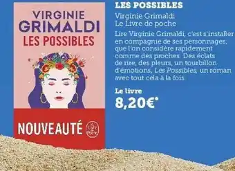 Super U Les Possibles Virginie Grimaldi Le Livre De Poche offre