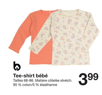 Zeeman Tee-Shirt bébé offre