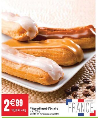 Cora x Carrefour Assortiment D'éclairs offre
