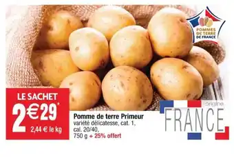 Cora x Carrefour Pomme De Terre Primeur offre