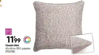 Bricorama Coussin Chiné offre