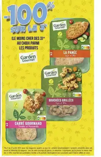 Produits Garden Gourmet