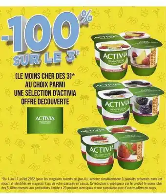 Géant Casino Activia Offre Découverte offre