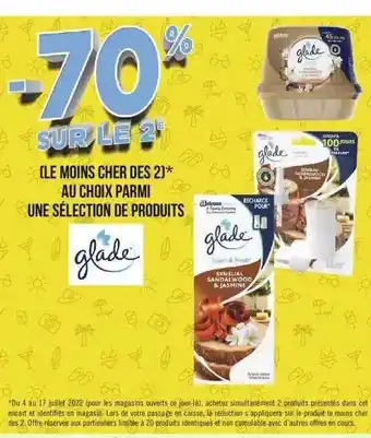 Géant Casino Produits Glade offre