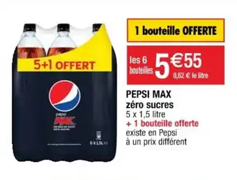 Cora x Carrefour PEPSI MAX zéro sucres offre