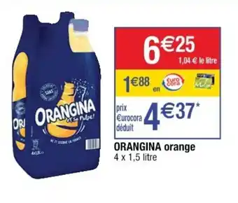 Cora x Carrefour ORANGINA orange offre