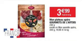 Cora x Carrefour GOURMETS DE L'ARTOIS mon plateau apéro offre